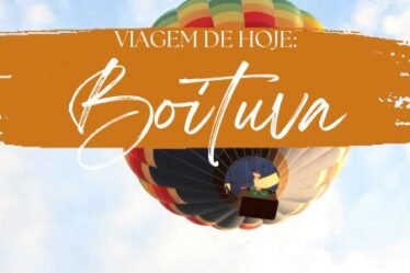 Viagem de hoje: Boituva